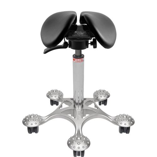 Doctor's office stool - SMALL SWINGFIT - Salli Systems - height-adjustable / on casters / saddle seat
