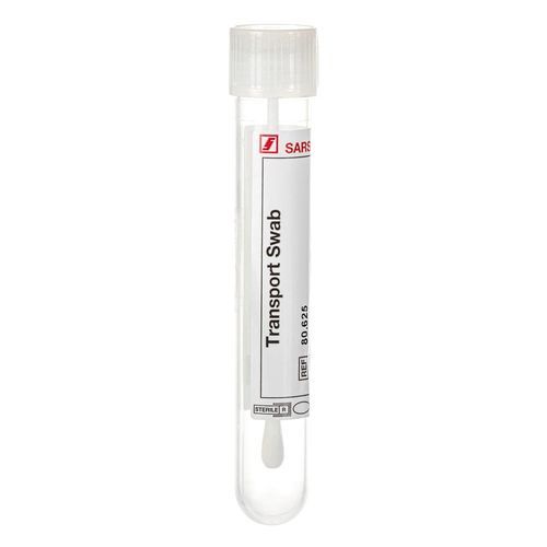 Laboratory swab - 80.625 - Sarstedt - microbiology / with test tube / standard