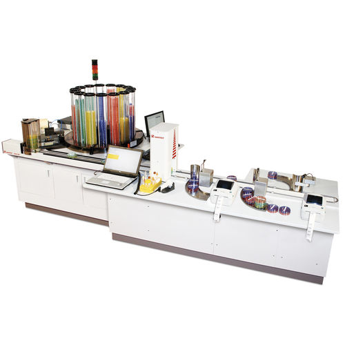 Petri dishes handler with conveyor - Sarstedt