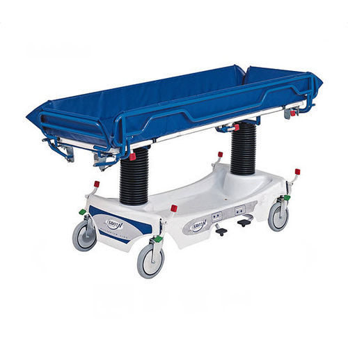 Height-adjustable shower trolley - ST 370 - Savion Industries - hydraulic