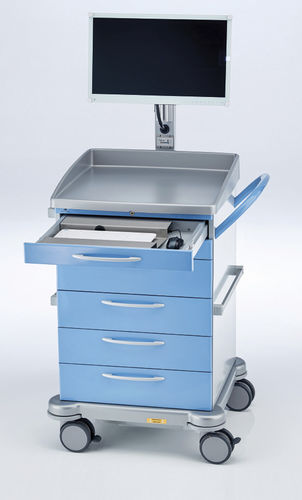 Tablet PC telemedicine cart - 260.0043.0 - SCHMITZ medical GmbH - for laptop / for panel PC / mobile