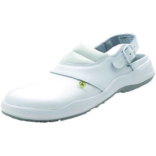 Unisex hospital clog - LAUF - Schürr Schuhvertrieb - white