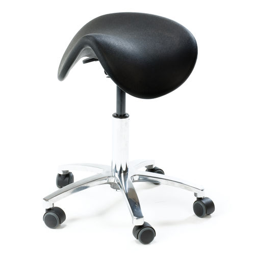 Laboratory stool - MC6113 - SEERS Medical - height-adjustable / swivel / tilting