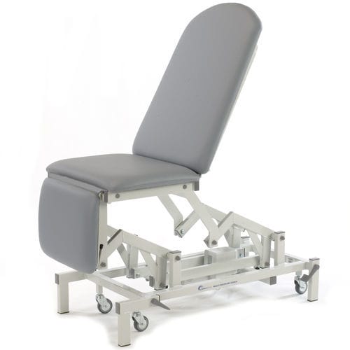 General examination couch - SM9566-BL - SEERS Medical - electric / with adjustable backrest / height-adjustable