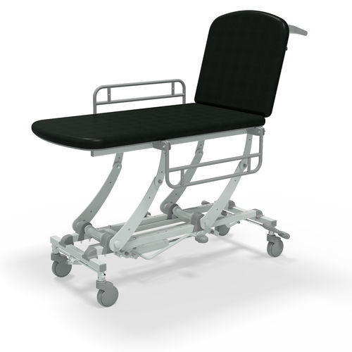 General examination couch - NV2450-PRM-DG - SEERS Medical - hydraulic / with adjustable backrest / height-adjustable