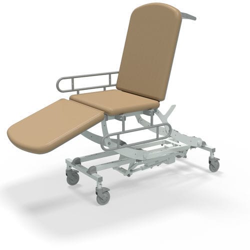 Minor surgery examination table - NV3470-CLS-3WH-DG - SEERS Medical - electric / height-adjustable / with adjustable backrest
