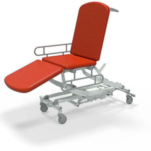 Minor surgery examination table - NV3670-CLS-3WH-DG - SEERS Medical - electric / height-adjustable / with adjustable backrest