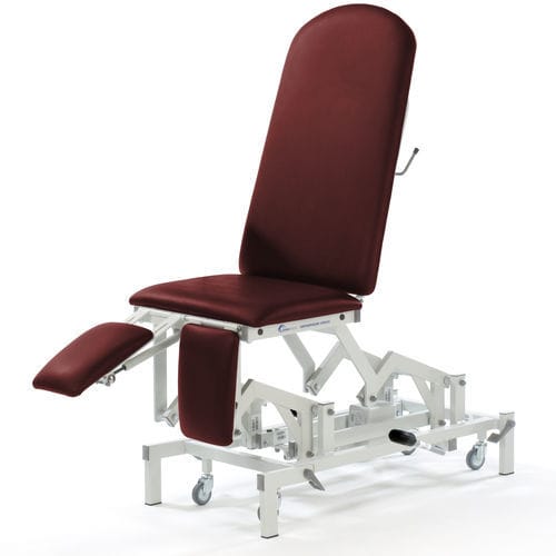 Orthopedic examination couch - SM5555 - SEERS Medical - hydraulic / with adjustable backrest / height-adjustable