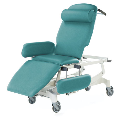 Electric treatment chair - MG3493  - SEERS Medical - 3-section / on casters / height-adjustable