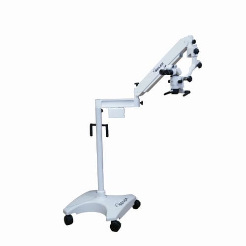 Dental operating microscope - ALPHA SLIM 6  - Seiler Medical - wall-mounted / on casters