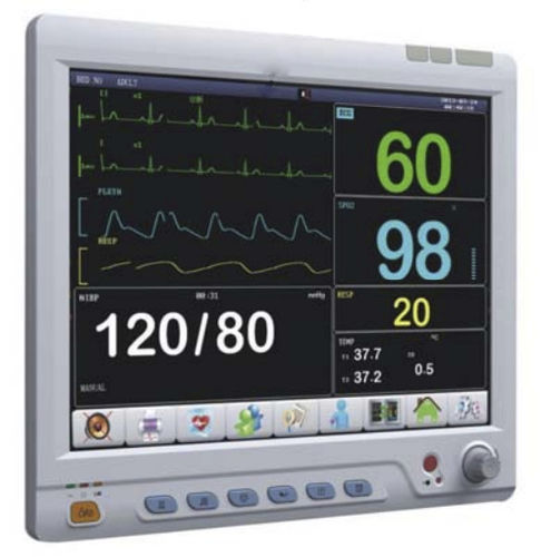 Compact multi-parameter monitor - 900E - Nanjing Chenwei Medical Equipment Co.,Ltd - ECG / RESP / end-tidal CO2