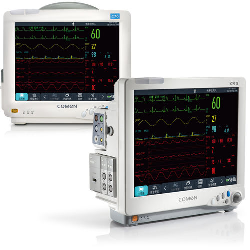 Intensive care multi-parameter monitor - C70 - Comen - portable / modular / compact