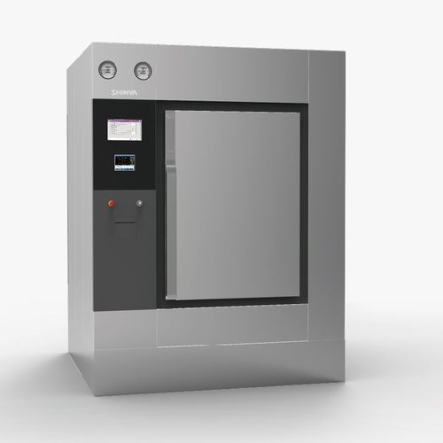 Medical sterilizer - SAS - Shinva Medical Instrument - hot water / floor-standing