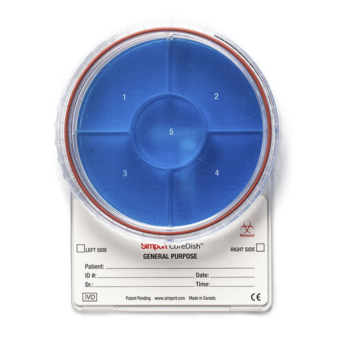 Histological biopsy sample container - M970 - M971 - COREDISH® - Simport Scientific - storage / urology / polystyrene