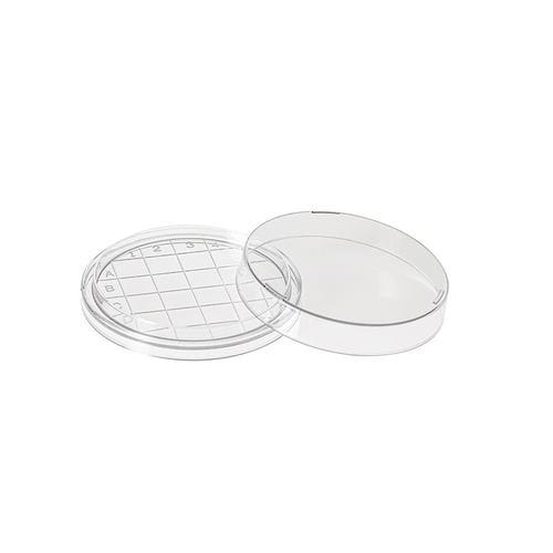 Polystyrene Petri dish D21017 Simport Scientific with counting grid