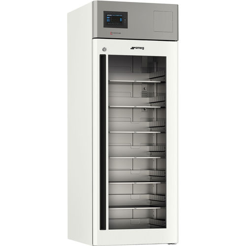 Blood bank refrigerator - FE70G1EVO - SMEG Instruments - cabinet / 1-door / with glass door