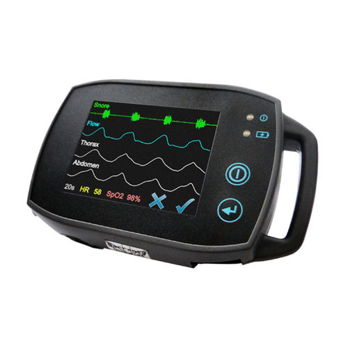 16-channel polygraph - SOMNOtouch™ RESP - SOMNOmedics  - with EOG monitoring / with SpO2 monitoring / with EMG monitoring