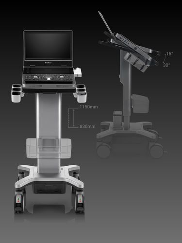 Portable, with trolley ultrasound system - X10 - SonoScape - for multipurpose ultrasound imaging / color doppler / B/W