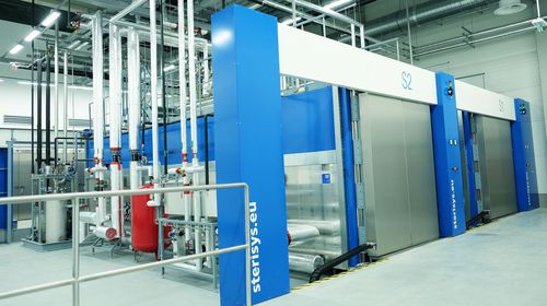 Medical sterilizer for the pharmaceutical industry - Sterisys - ethylene oxide / floor-standing / with vacuum cycle