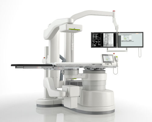 Extracorporeal lithotripter - MODULITH® SLX-F2 »FD21«  - Storz Medical - floor-mounted / with lithotripsy table / with C-arm