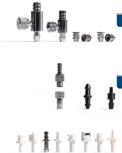 Male connector - 500-108 - Sugih Instrumendo Abadi - for medical devices / autoclavable / screw-in