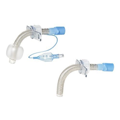 Tracheotomy cannula - 37-5010 - SUMI - curved / stainless steel / latex