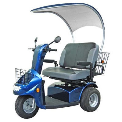 Electric mobility scooter - SX3030 Hacienda-3 - Sunpex Technology  - bariatric / 3-wheel / with basket