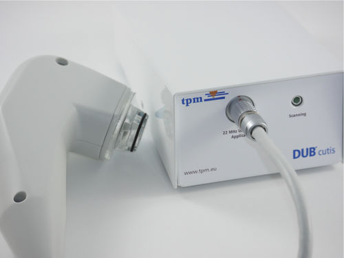 On-platform, tabletop ultrasound system - DUB®cutis - taberna pro medicum - for skin ultrasound imaging