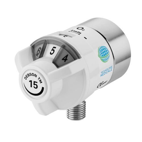 Oxygen flow meter - DEBSON TM2 - Technologie Medicale - for hospitals / plug-in type / rail-mounted