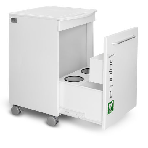 Emergency cart - E-Point  - Tecno-Gaz - medical / for defibrillator / with drawer