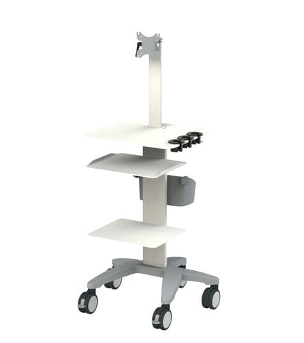 Medical trolley - TM WBG ECO 01 - Telemed Medical Systems - for ultrasound systems / transport / stainless steel