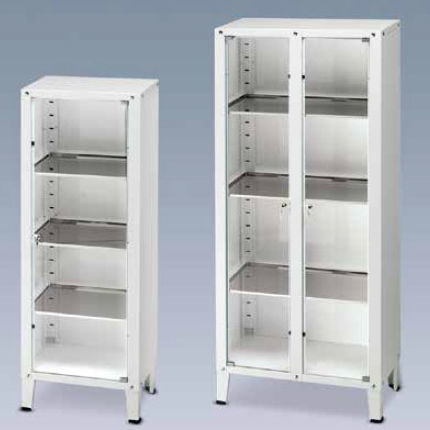Instrument cabinet - M600250 - Titanox  - medicine / hospital / with shelf
