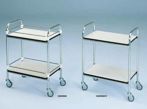 Medical trolley - M600860/S - Titanox  - plastic / mobile