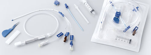 Access catheter - TRO- CENTRAKIT CVC - Troge Medical  - peripheral / central venous / double-lumen