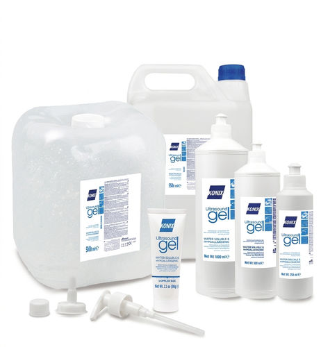 Transparent ultrasound gel - KONIX® - Turkuaz Medikal Kozmetik