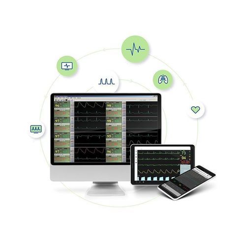 Central patient monitoring station - UNET-S - UTAS  Co. - 32-bed