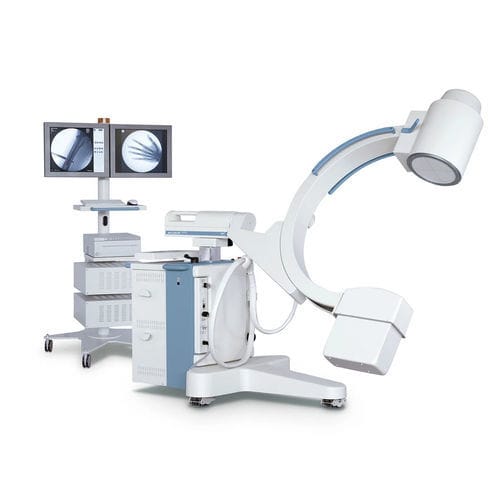 Mobile C-arm - Arcovis 3000 R15 - Villa Sistemi Medicali - with video column