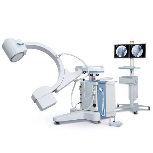 Mobile C-arm - Arcovis 3000 S - Villa Sistemi Medicali - with video column