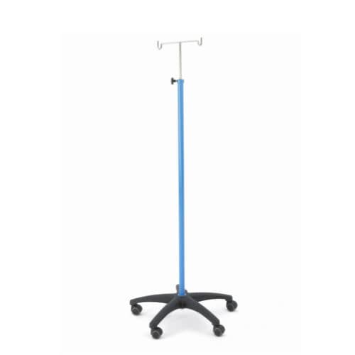 IV pole on casters - MR2500 - Wardray Premise - 2-hook / telescopic