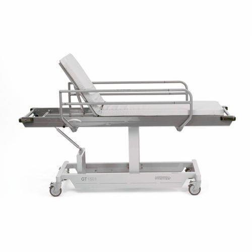 Transport stretcher trolley - GT1501 - Wardray Premise - manual / height-adjustable / with adjustable backrest