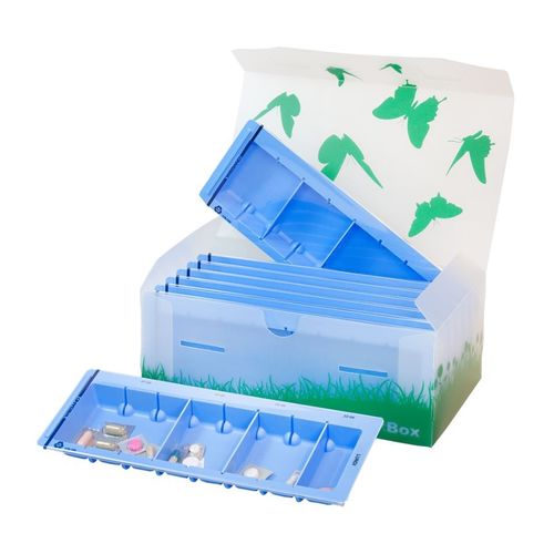 Weekly container - 600.194.171.fr - Wiegand AG - medicine distribution / with compartments