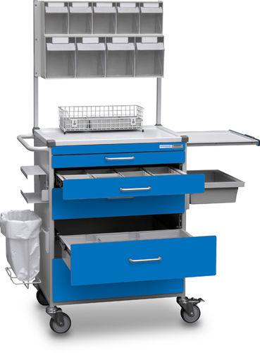 Instrument trolley - B10.035 - Wiegand AG - for medical records / dressing / multi-function