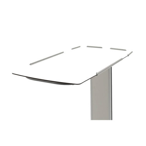 Height-adjustable overbed table - stylo s4 - wissner-bosserhoff  - on casters