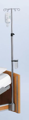 4-hook IV pole - wissner-bosserhoff  - for beds