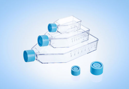 Cell culture flask - N111051031S - Zhejiang Gongdong Medical Technology - glass / graduated / with cap