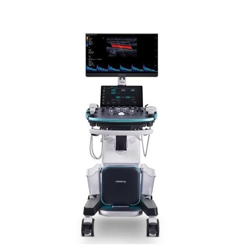 Portable, with trolley ultrasound system - Resona I8 - Mindray North America - for multipurpose ultrasound imaging / color doppler / B/W