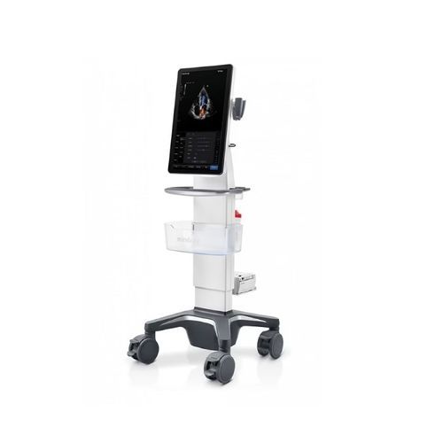 Portable, with trolley ultrasound system - TE7 Max - Mindray North America - for multipurpose ultrasound imaging / B/W / 21-inch