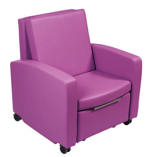 Healthcare facility armchair - O'Lit - Acime Frame - bed / convertible / on casters