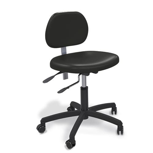 Dental stool - Performer eVo - A-dec - for dental clinics / height-adjustable / tilting