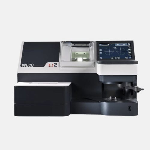 Optical lens centering device Weco E12 Visionix optical lens